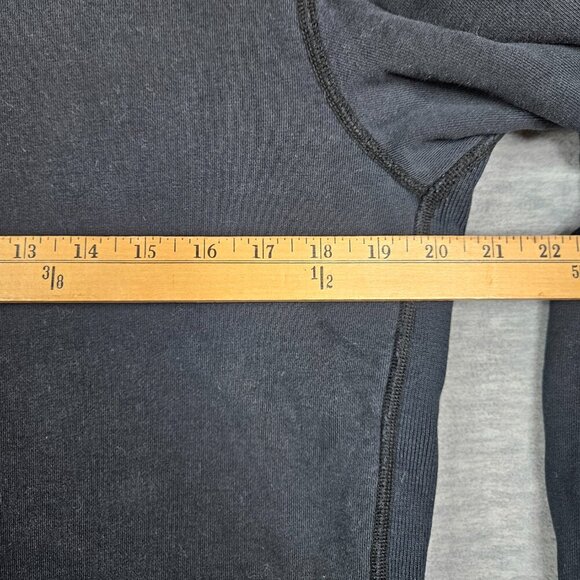 Reigning Champ Women’s Black Long Sleeve Cropped Sweatshirt Sz M - Picture 4 of 5